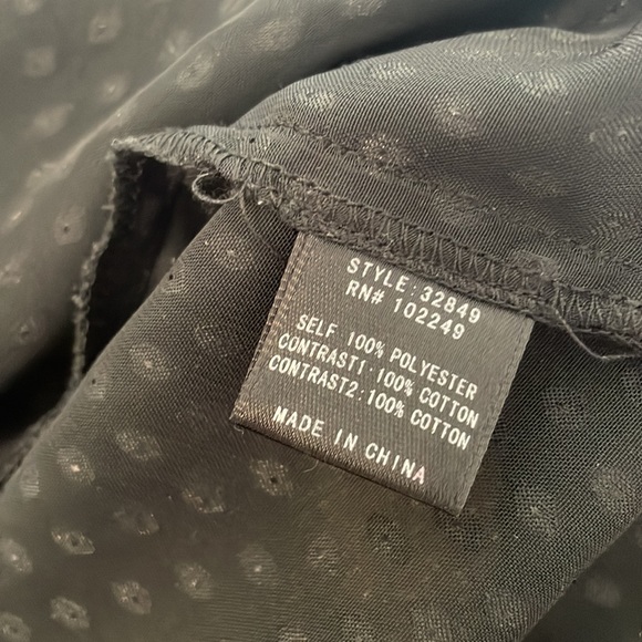 Skies Are Blue Sheer Blouse - Picture 8 of 9